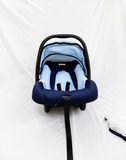 Mee Mee 4-in-1 Infant Baby Car Seat Carry Cot Blue Mosquito Net B058