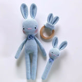 baby toy set, doll teether rattle combo, newborn toys, soft doll for baby, teething toy set