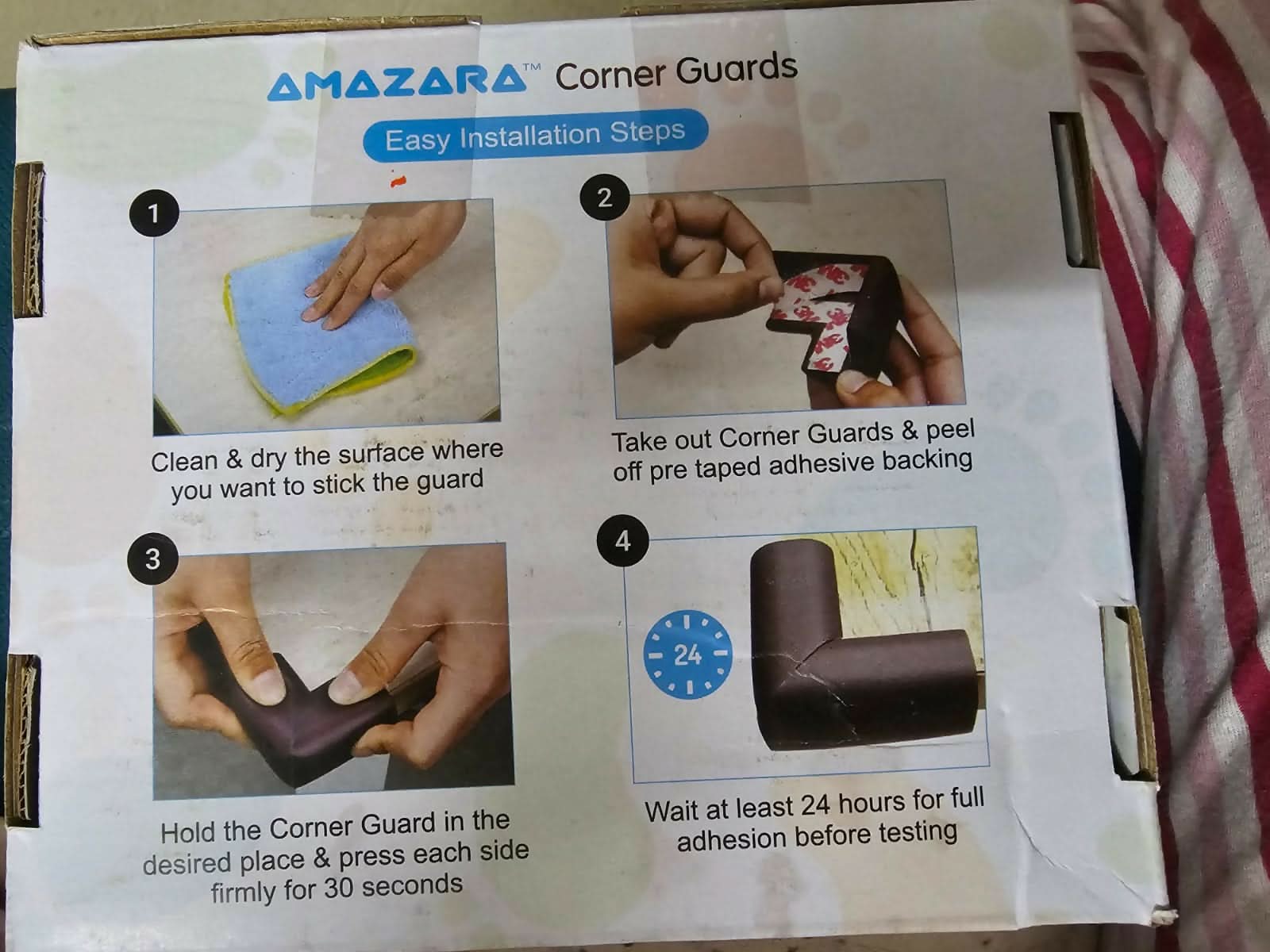 Discover our Corner Guards for Safety, made from durable, non-toxic materials with easy installation and strong adhesive backing, providing effective protection for your child from sharp corners and edges.