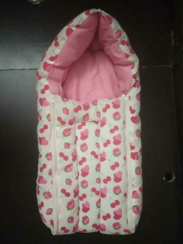 Baby carrier - White and Pink - PyaraBaby