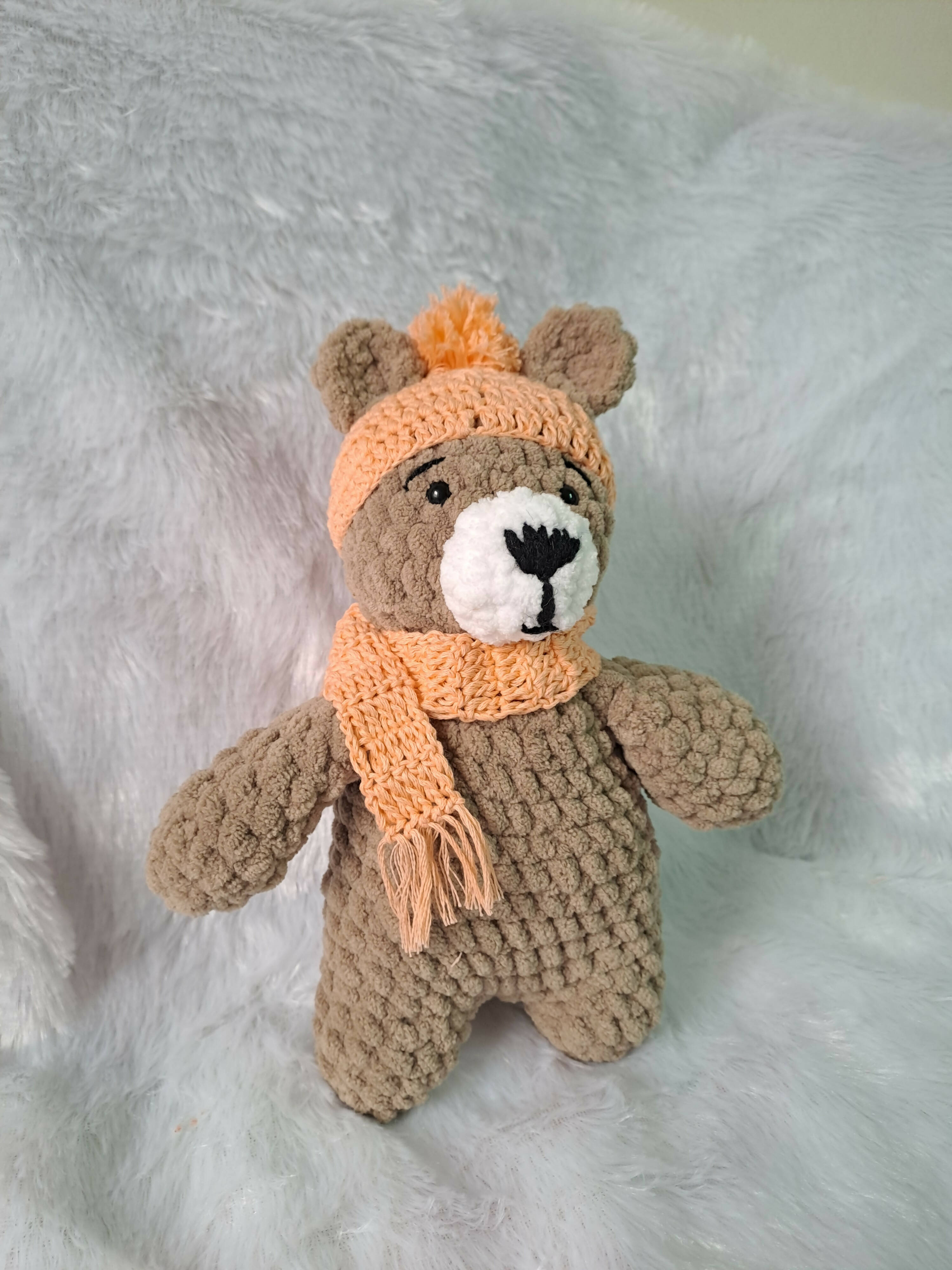 Give the gift of cuddles with the Crochet Plushie Bear—a lovable companion crafted with soft yarn and sweet details, sure to become a cherished favorite.