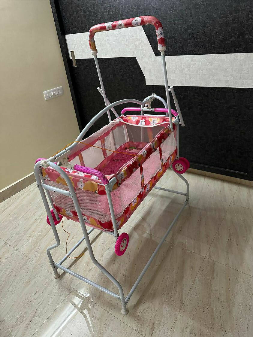 Cradle for Baby- Pink - PyaraBaby