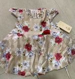 Pretty and Elegant Beige Baby Girl Frock - PyaraBaby