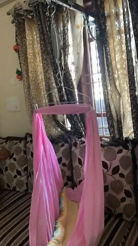 LITTLE CHIME Baby Cradle / Cot Hanger With Spring Net / Hammock - PyaraBaby