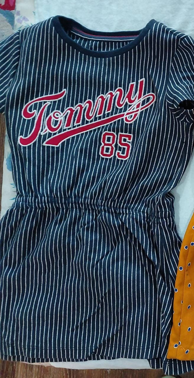 TOMMY HILFIGER Cotton Frock/Dress For Baby Girl - PyaraBaby