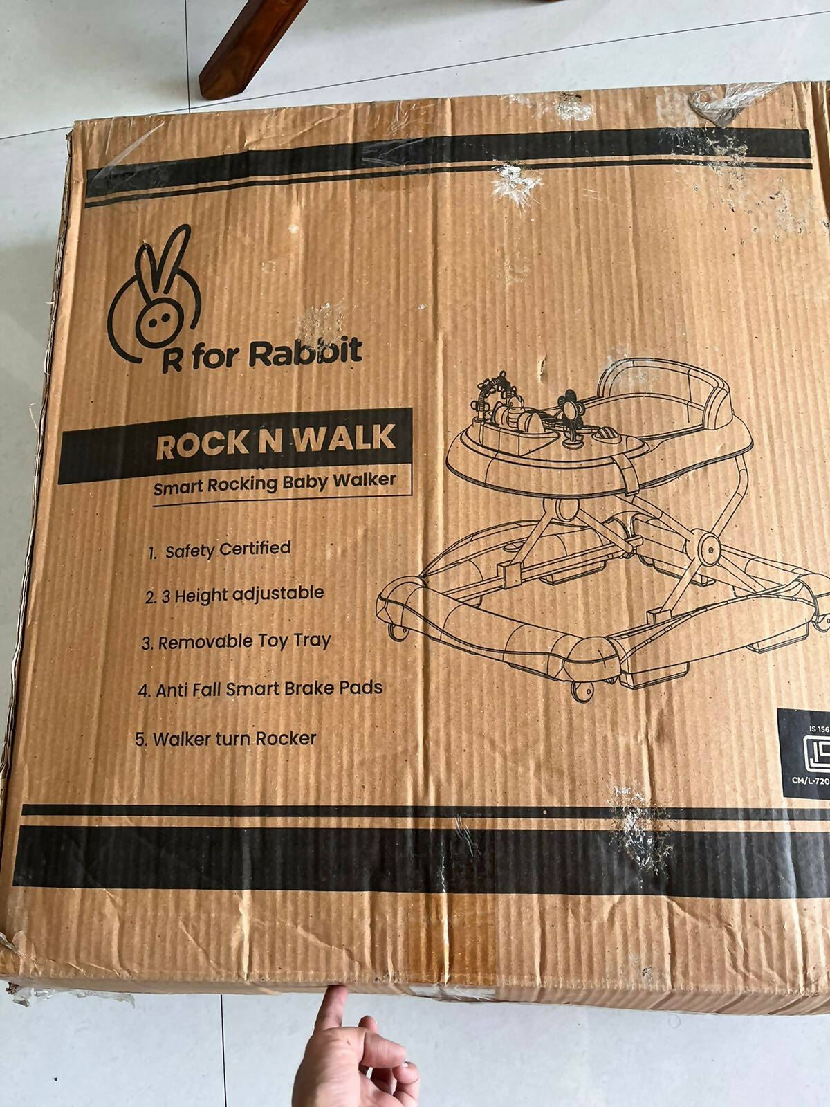 R FOR RABBIT rock n walk - PyaraBaby