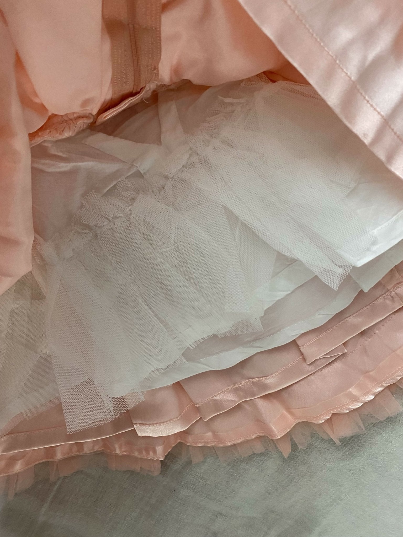 1st Birthday Peach Frock/Dress for Baby Girl - PyaraBaby