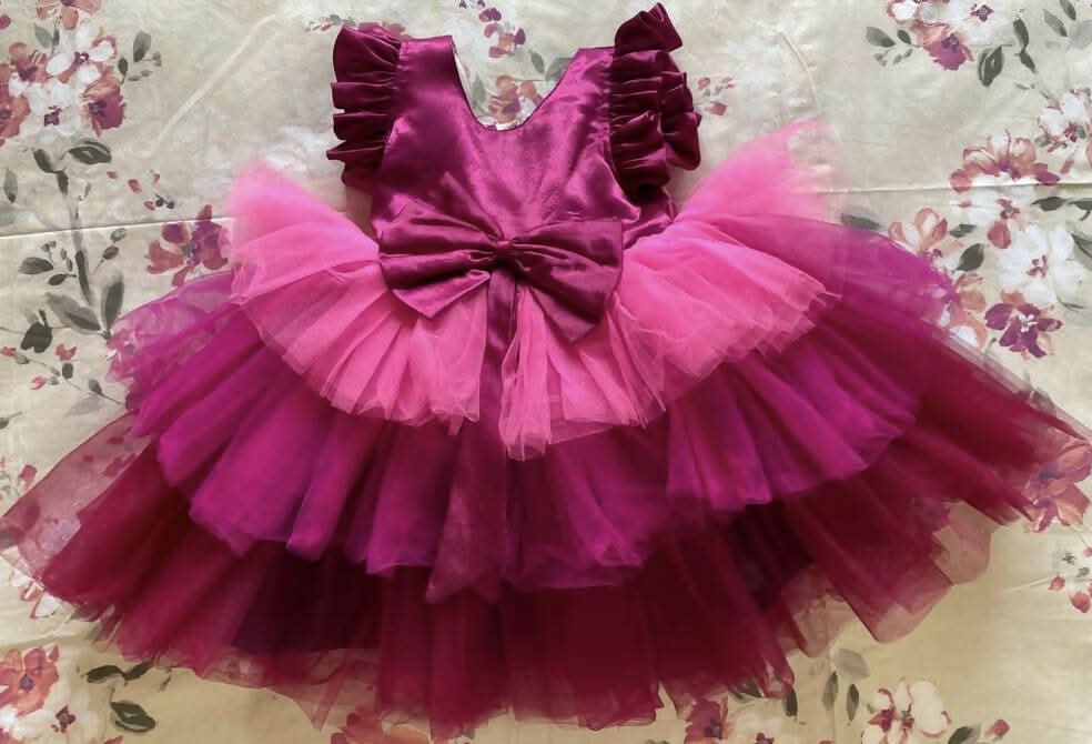 1st Birthday Party wear dress / Fancy frock - PyaraBaby