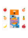 ILEARNNGROW Fruits Flash Cards for kids learning, learning, fun, facts, preschool, elementary, classroom, puzzles, flashcards, kindergarten, craft - PyaraBaby