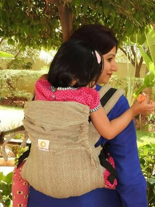 CUDDLE N CARE Amaze Flexi Full Buckle Baby Carrier Ikkat Print - PyaraBaby