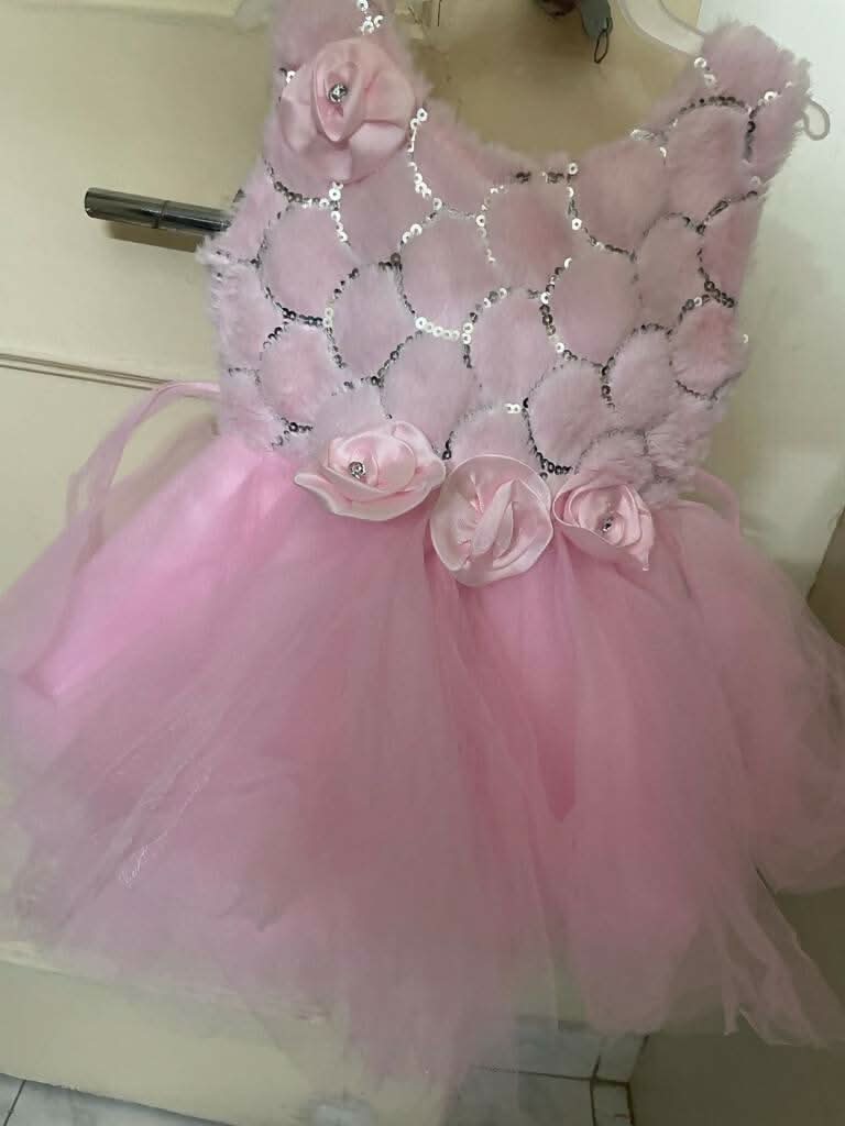 Pink Kids Frock/Dress - PyaraBaby