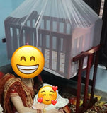 MEE MEE Wooden Baby Cradle, Dimensions - H58×L90×W20 cm - PyaraBaby