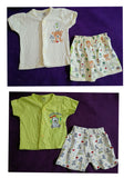 CUCUMBER Half Sleeves Night Suit (pack of 2) - PyaraBaby