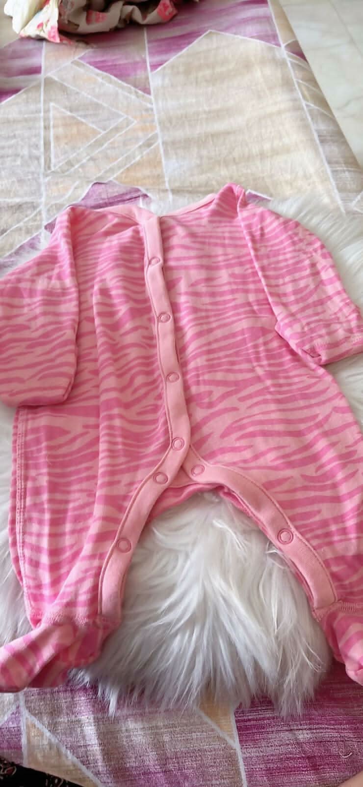 MOTHERCARE Romper with Interlock Mittens - PyaraBaby