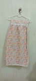 Beautiful White Color Floral Print Peplum Top and Garara with Silver Lace in the Top and Garara for Baby Girl - PyaraBaby