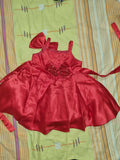 Pretty Red Frock/Dress for Baby Girl - PyaraBaby