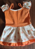Frocks/Dress Blue & Orange Colour - PyaraBaby