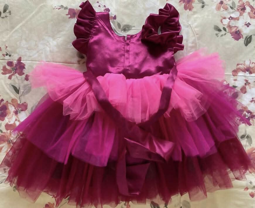 1st Birthday Party wear dress / Fancy frock - PyaraBaby