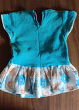 Frocks/Dress Blue & Orange Colour - PyaraBaby