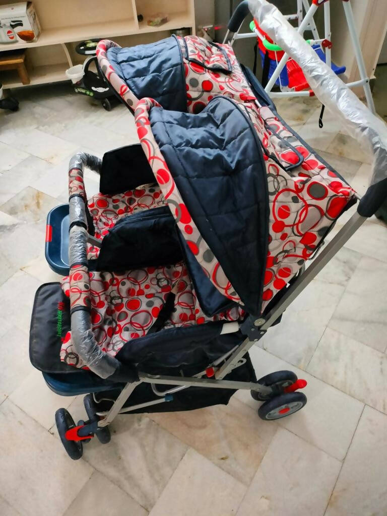 HARRY & HONEY Twin baby stroller /pram - PyaraBaby