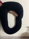 MOMSYARD A123 Pregnancy Pillow - Black - PyaraBaby