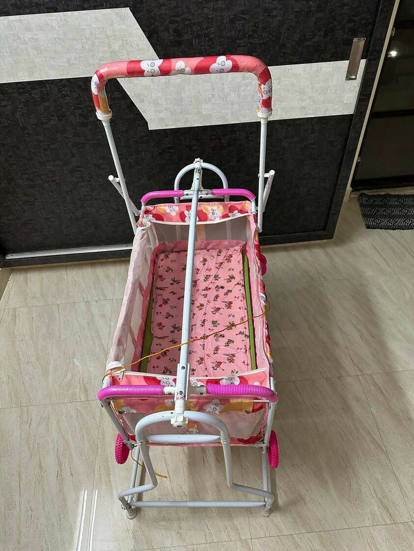 Cradle for Baby- Pink - PyaraBaby
