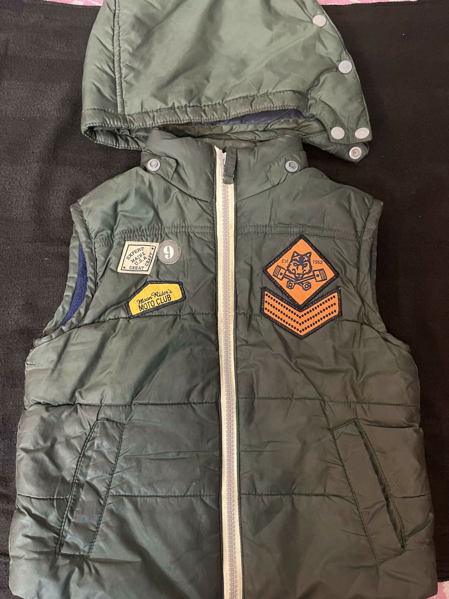 Boy’s Solid Sleeveless Puffer Jacket - PyaraBaby