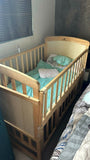 STAR AND DAISY 12 In 1 Cot/Crib for Baby with Mattress, Dimensions: 101*70*119 cm - PyaraBaby