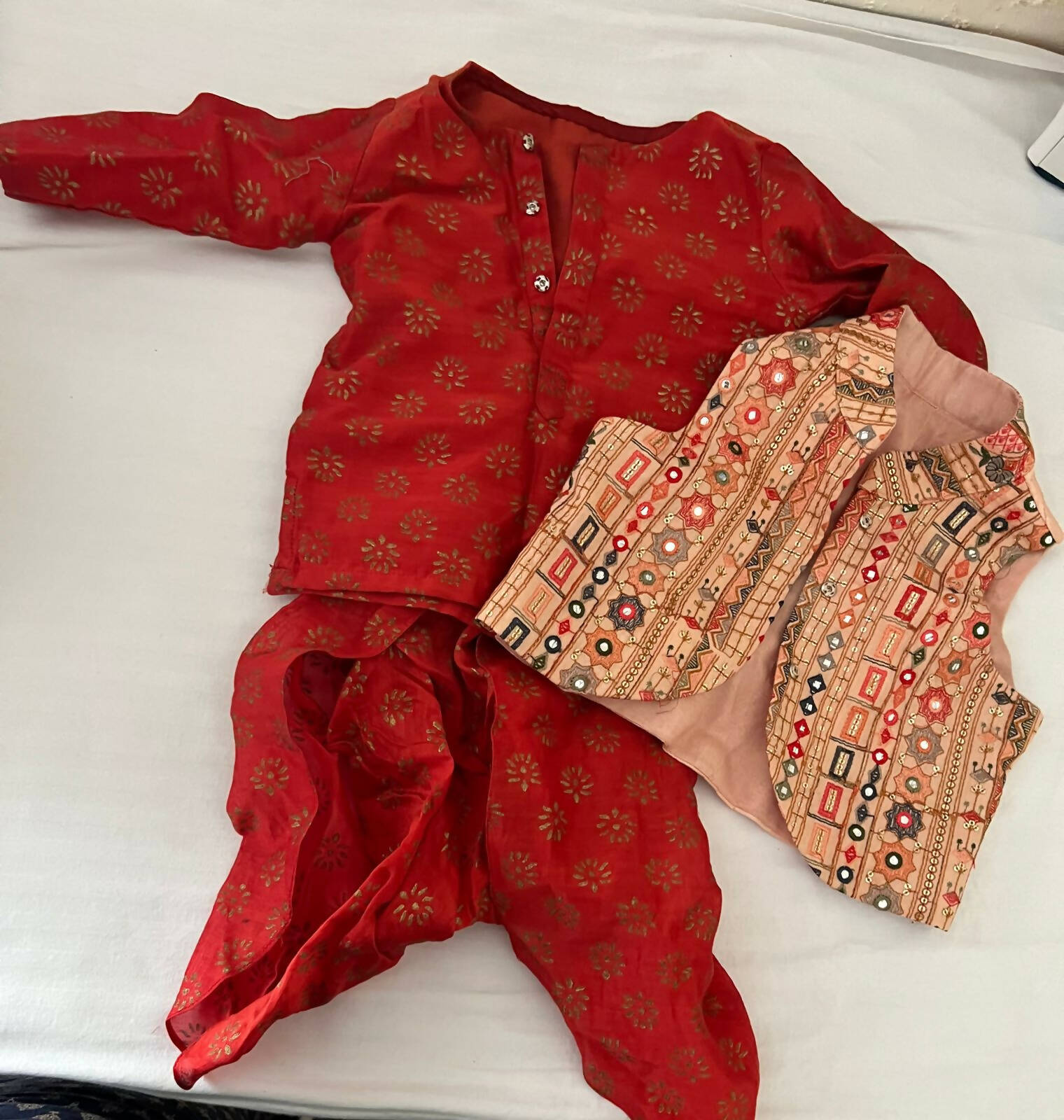 Kurta, Dhoti and Jacket for Baby Boy - PyaraBaby