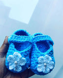 Handmade Customized Crochet Shoes for Baby Girl - PyaraBaby