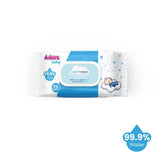 Paani Wipes – 99.9% Pure Water Wipes – FDA Approved- Dermatologically Tested – Goodness of Aloevera- Unscented- 72wipes – Pack of 1 - PyaraBaby