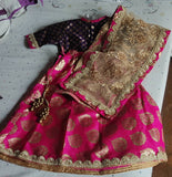 Introducing the exquisite Lehenga Choli Set for Baby Girl – a delightful ensemble for special occasions.