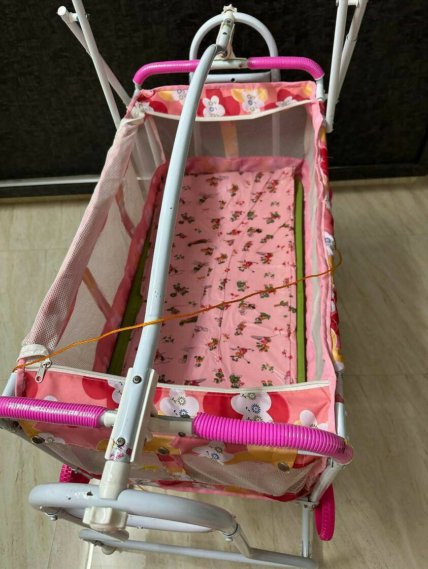 Cradle for Baby- Pink - PyaraBaby