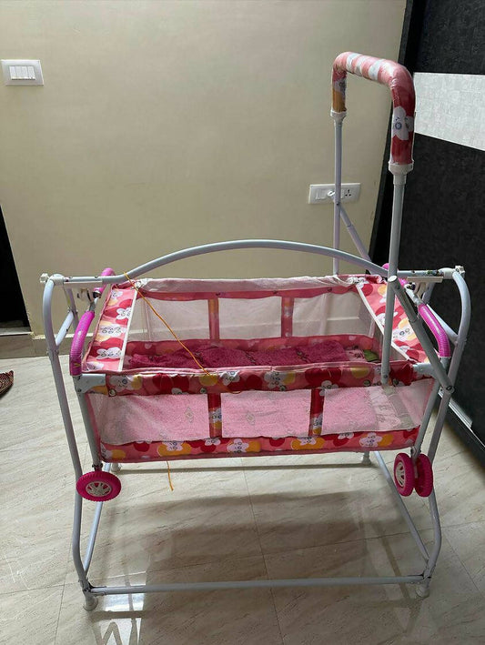 Cradle for Baby- Pink - PyaraBaby