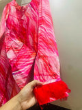 Soft Satin Based Cotton Dress with Feather Details. Mother-Daughter Twinning Outfits - PyaraBaby