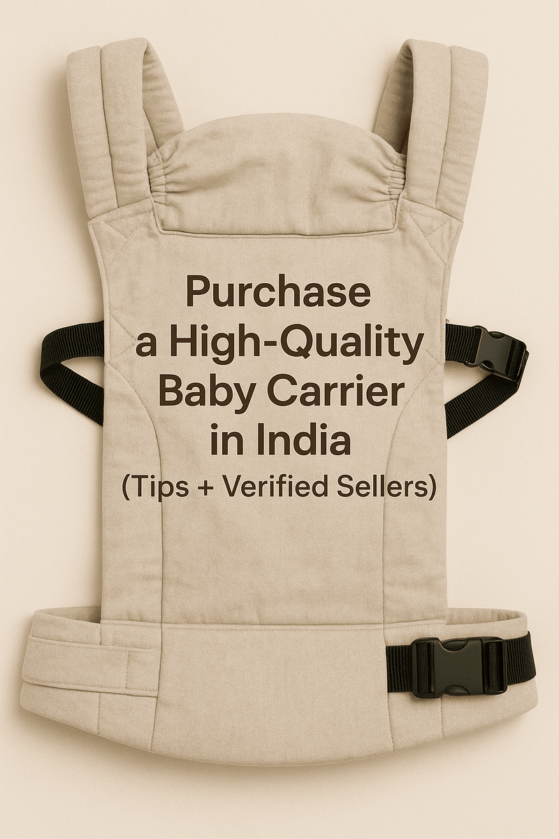 Where & How to Purchase a High-Quality Baby Carrier in India (Tips + Verified Sellers)