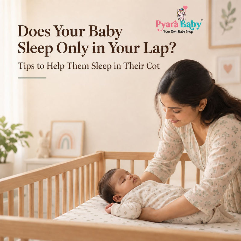 Baby sleep only in your lap ? Tips to help them to sleep in Cot 