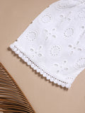 TINY TIGGY  Baby Girl Summer Eyelet Embroidery Set  2-piece set