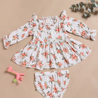 TINY TIGGY 100% Bamboo Muslin Baby Frock with Matching Shorts