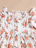 TINY TIGGY 100% Bamboo Muslin Baby Frock with Matching Shorts
