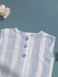 TINY TIGGY 100% Cotton Baby Boy Shirt &  Short Outfit Set