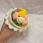 Crochet reversible doll flower bouquet.