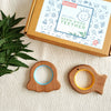 BABYCOV Cute Fish and Octopus Natural Neem Wood Teethers for Babies | Natural and Safe | Goodness of Organic Neem Wood | Both Chewing and Grasping Toy | Set of 2 (Age 4+ Months)