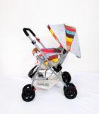 LuvLap Reversible Handle Stroller Foldable Baby Pram With Canopy