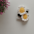 Crochet hair accessories Hair clips ,hair ties
