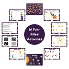 The activities help improve motor skills, cognitive skills, basic literacy, and memorization.