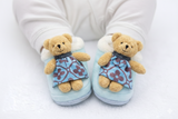 Baby booties cozy and comfortable