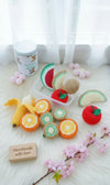 Crochet Handmade Pretend Play Cutting Toys with Magnet (Set of 6)
