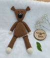 Crochet Mr.Bean teddy / Crochet soft toy for babies