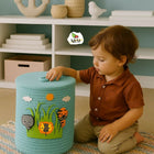 Jute Baskets with Lid/Toys Organiser / Storage Baskets